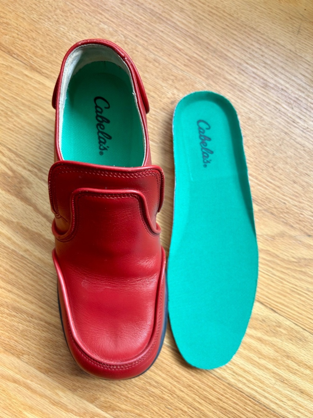 Fleuvog Red Leather Y2K F-Shoes - Picture 8 of 10